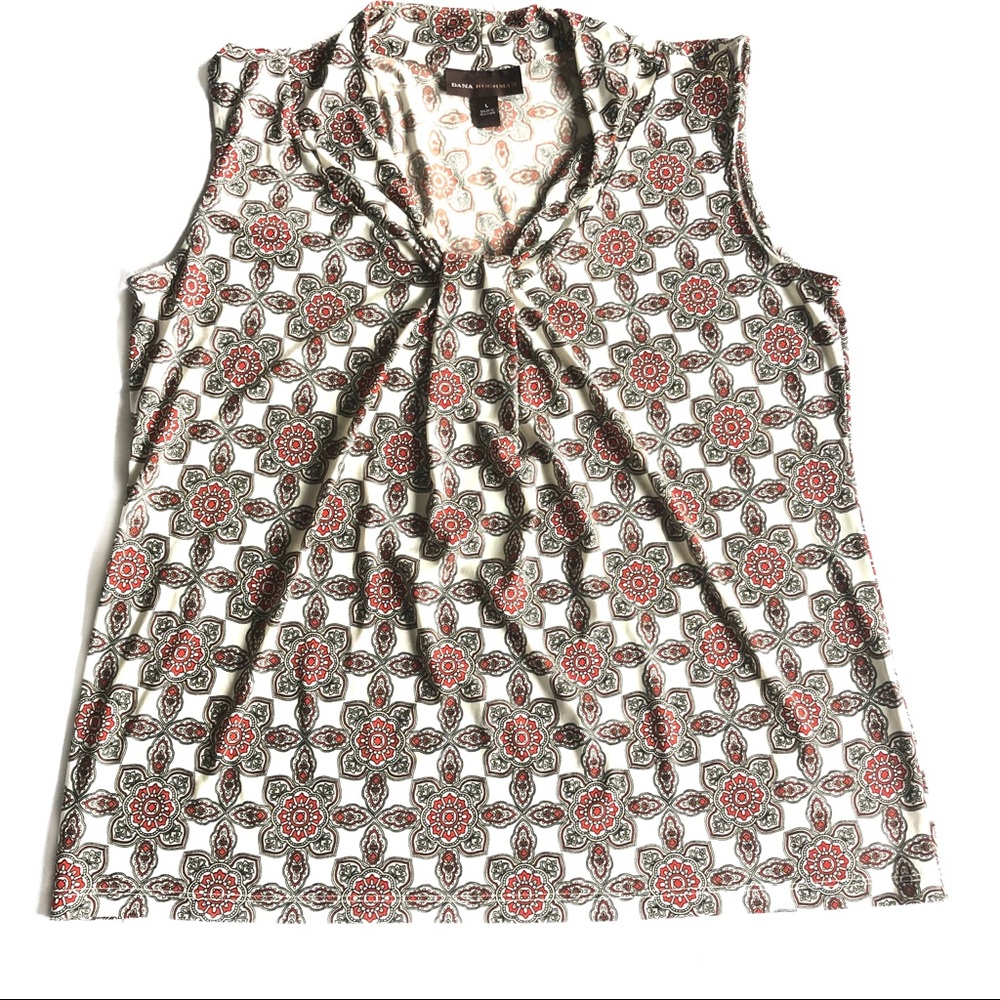 Dana Buchman black and red professional tank